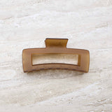 Jumbo Size 5 Inch Solid Long Square  Hair Clip
