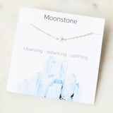 Dainty Raw Birthstone Energy Necklace