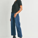 Slim Wide Leg Jeans