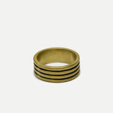 Brass Stacked Ring