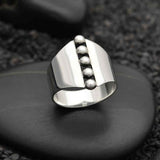 Sterling Silver Shield Ring