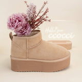 Benji Mini Ankle Platform Fur Lined Boot