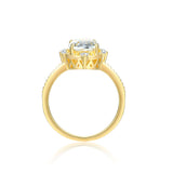 White Topaz Versailles Ring