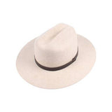 Cowboy Flat Brim 100%Wool Felt Cowboy 7104 Hat Winter