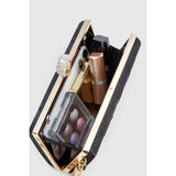 Vintage Tassel Rhinestone Ring Clutch