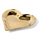 Gold Heart Plate