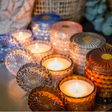 Rose Vanilla 8oz Petite Shimmer Candle