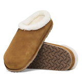 Zermatt Premium Shearling Suede Clog - Mink
