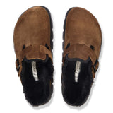 Boston Chunky Shearling Suede - Dark Tea