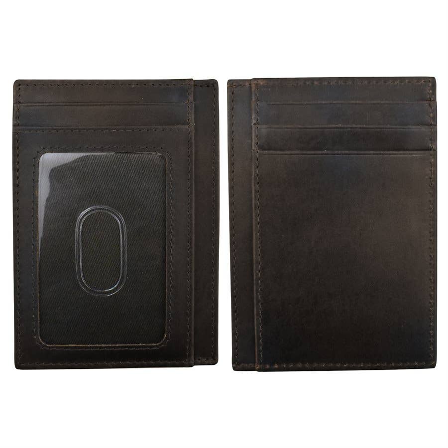 Leather Pocket I.D. Card Case