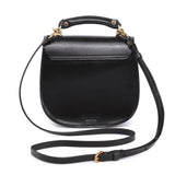 Halibut Crossbody Leather Bag - Black