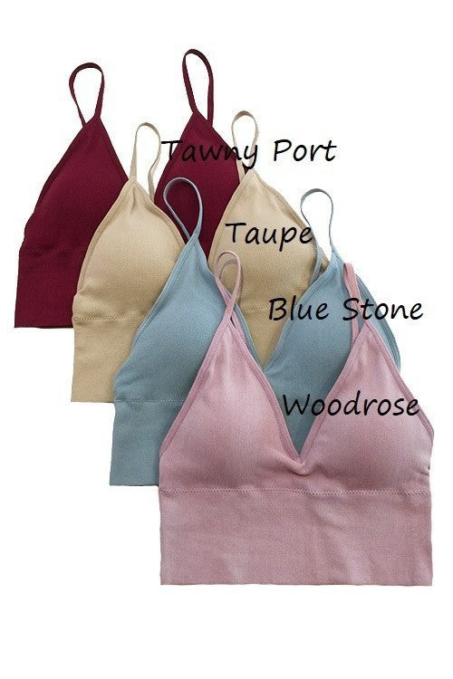 Ribbed Longline Seamless Bralette