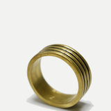 Brass Stacked Ring