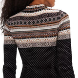 Winter Warmer Bodysuit - Black Ivory Combo