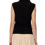 Oriel Sleeveless Top - Black
