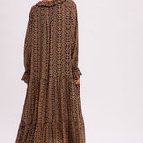 Floral Print Boho Maxi Dress