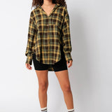 Cara Plaid Shirt - Green