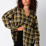 Cara Plaid Shirt - Green