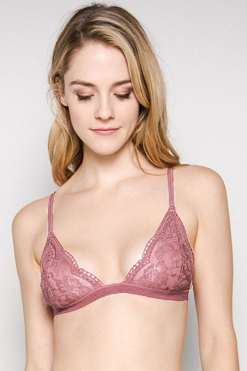 Lace Triangle Bralette