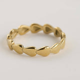 Dainty Gold Rings - Waterproof 18k Gold Stackable Rings