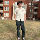 Men's Drawstring Waist Slim Fit Chinos - Forest Green