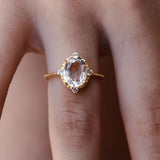 White Topaz Versailles Ring