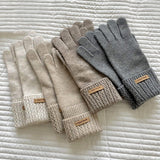 Warm Knit Touch Screen Gloves