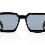 Montrose Unisex Sunglasses - Glossy Black & Hd Gray Lenses