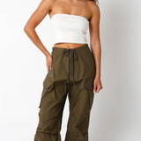 Chelsea Chute Pants - Olive
