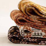 Vintage Flower Print Mid-Calf Socks