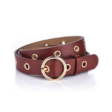 Round Buckle Simple Fashion Versatile Casual Belt