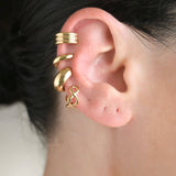 Stainless Steel Ear Cuffs - Sterling Silver Bold Ear Cuffs