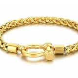 Horse Bit Carabiner Bracelet