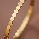 18K Waterproof Non-Tarnish Stainless Steel Bangle