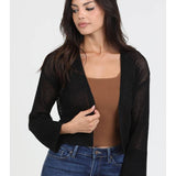Light Weight Open Knit Cardigan Sweater