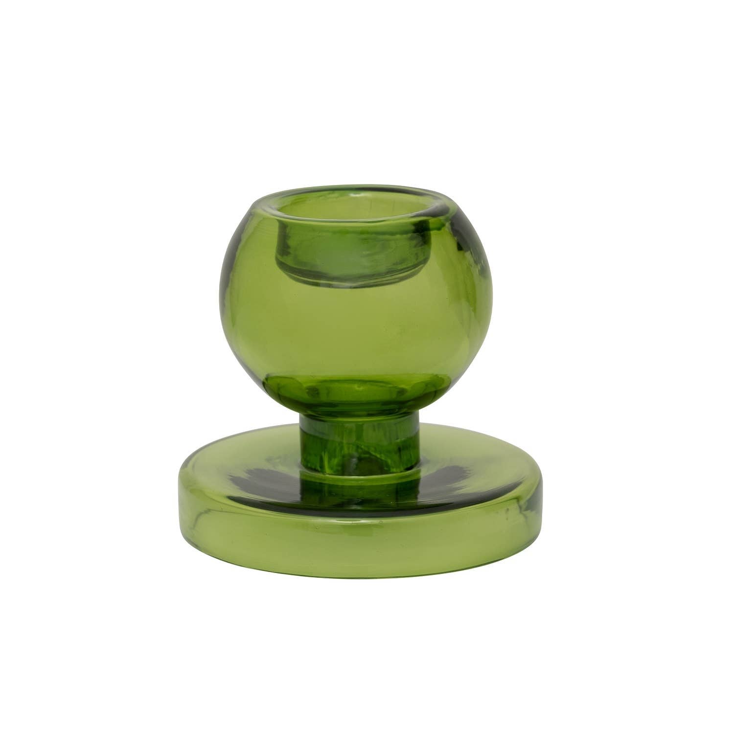 Candle Holder Both Sides Recycled Glass
