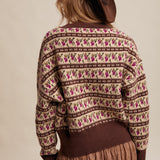 Jacquard Knit Sweater - Mocha
