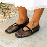 Nolita Mary Jane Flat - Black