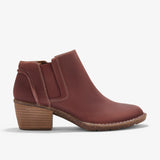 Kastela Lo Leather Bootie - Chestnut