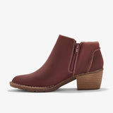Kastela Lo Leather Bootie - Chestnut