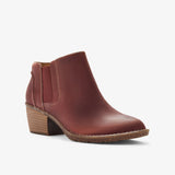 Kastela Lo Leather Bootie - Chestnut