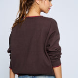 Horseshoe Crewneck Sweater - Brown