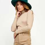 Lightweight Ribbed Turtleneck
