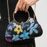 Phoebe Evening Bag - Black Multi