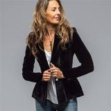 Lightweight Velvet Blazer