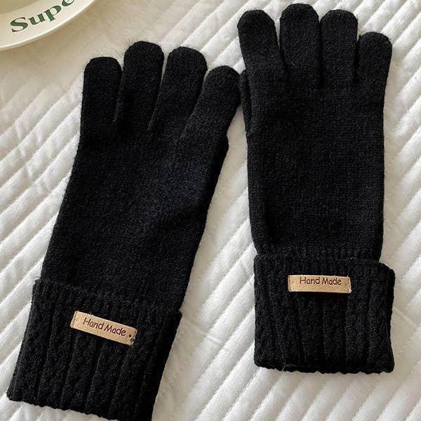 Warm Knit Touch Screen Gloves