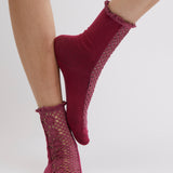 Rubies Crochet Socks