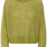 Sille Mohair Blend Sweater - Light Olive