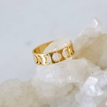 Brass Gold Plated Ring