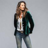 Lightweight Velvet Blazer